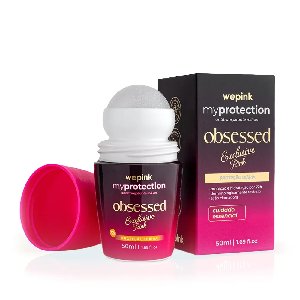 Desodorante Antitranspirante Roll-on MyProtection Obsessed Exclusive Pink 50ml
